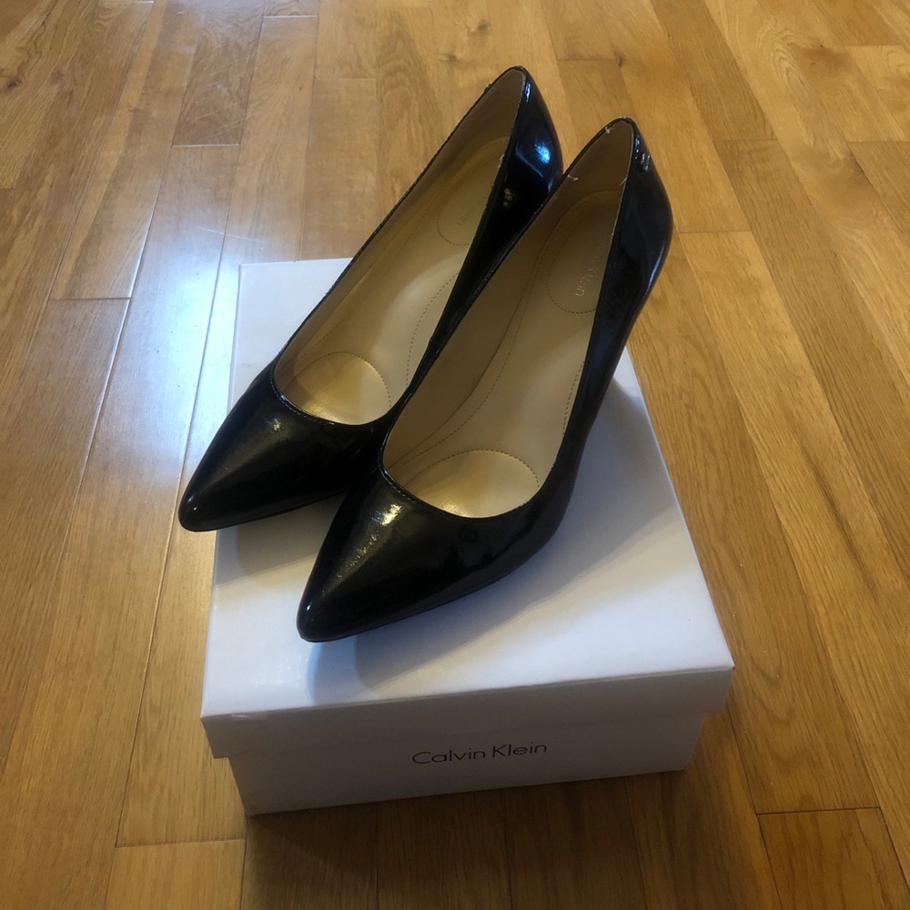 Calvin Klein Patent Leather Pumps
